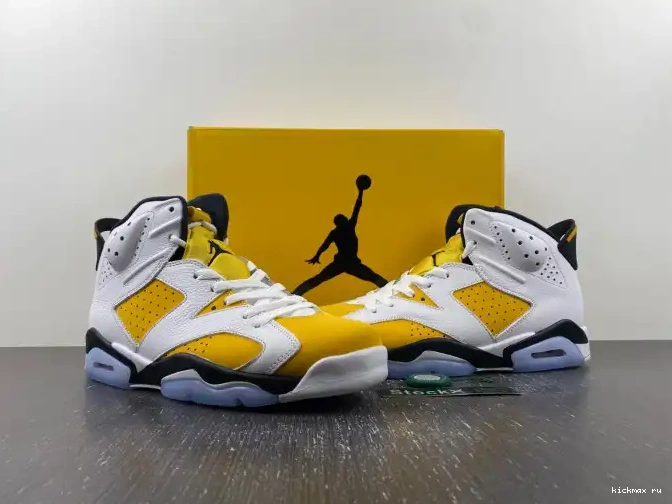 Rep Kickmax Ochre Yellow Air CT8529-170 Jordan 6 0506